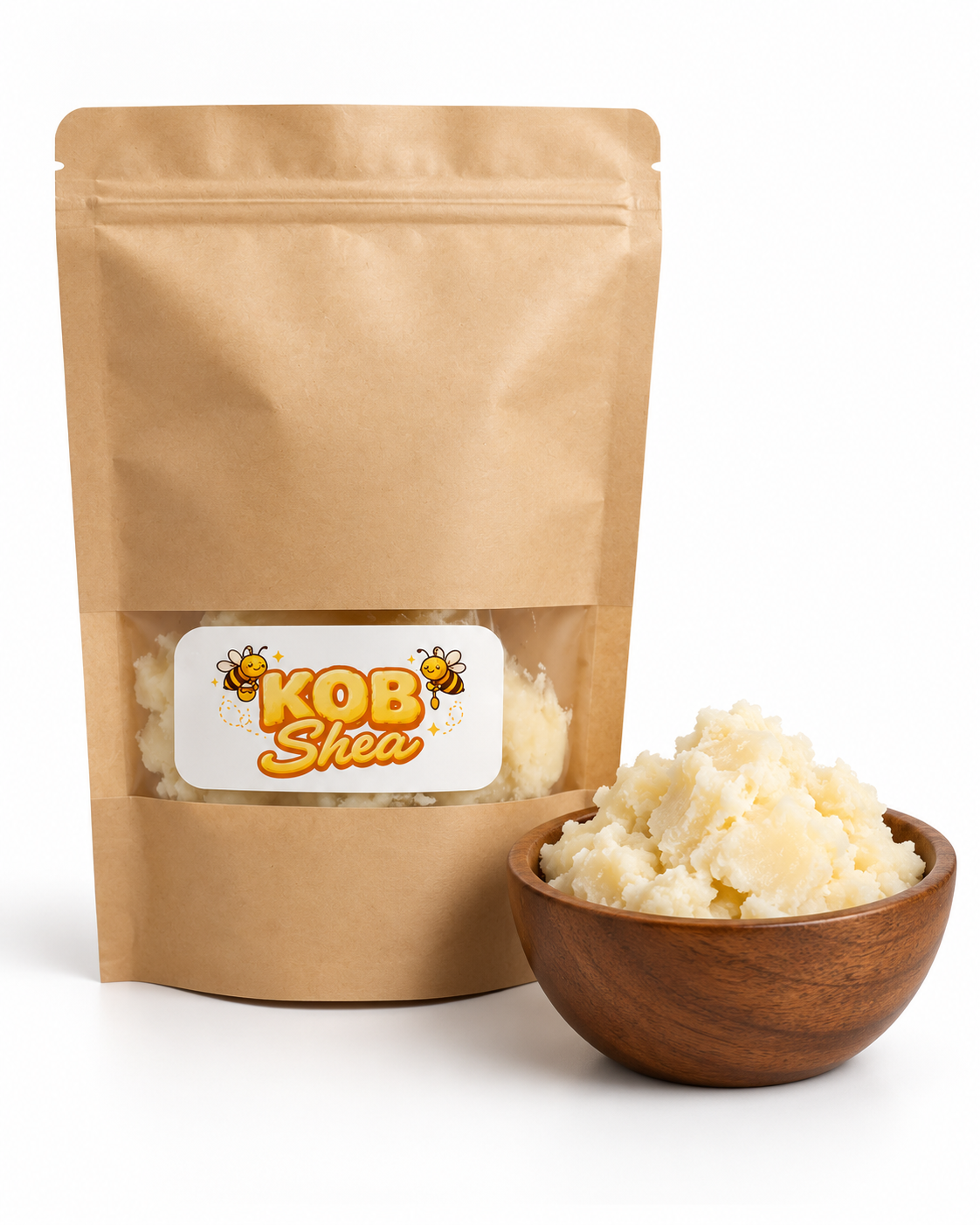 Unrefined / Unpurified Raw African Shea Butter (8 oz)